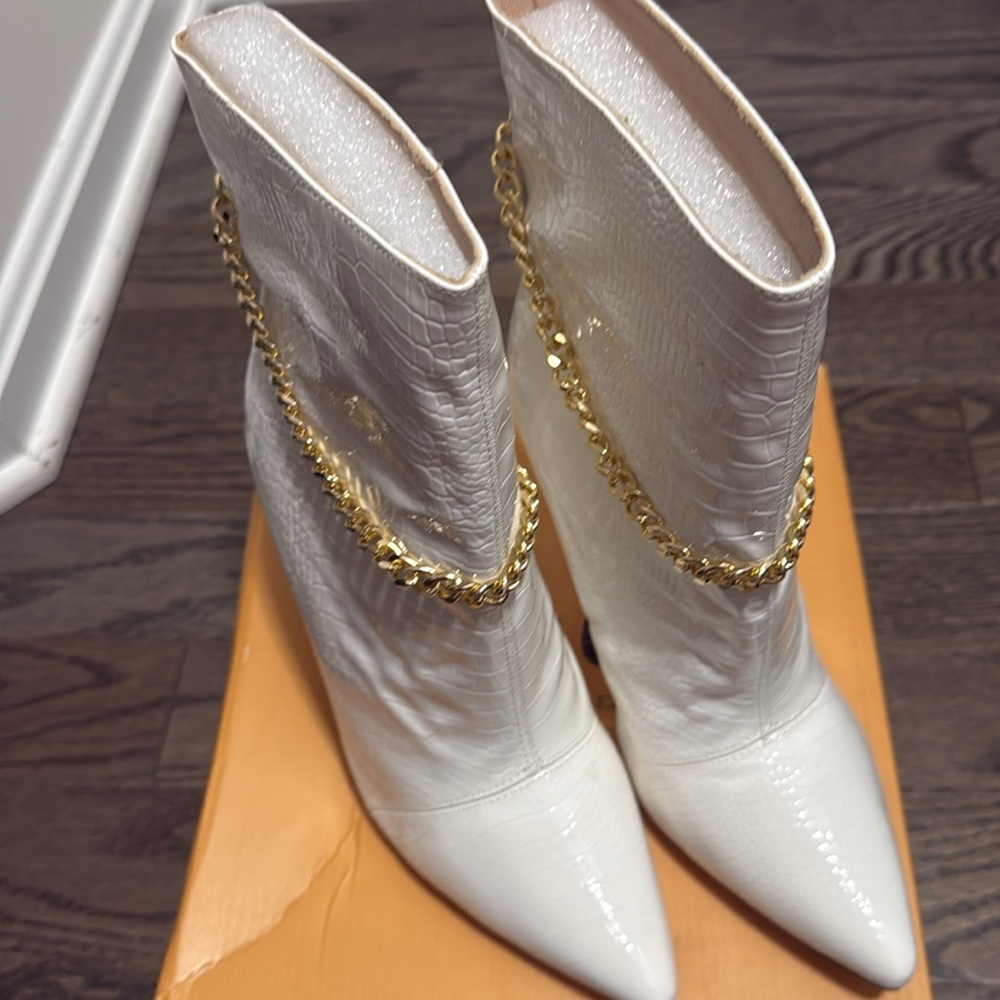 White Booties - Picture 3 of 3